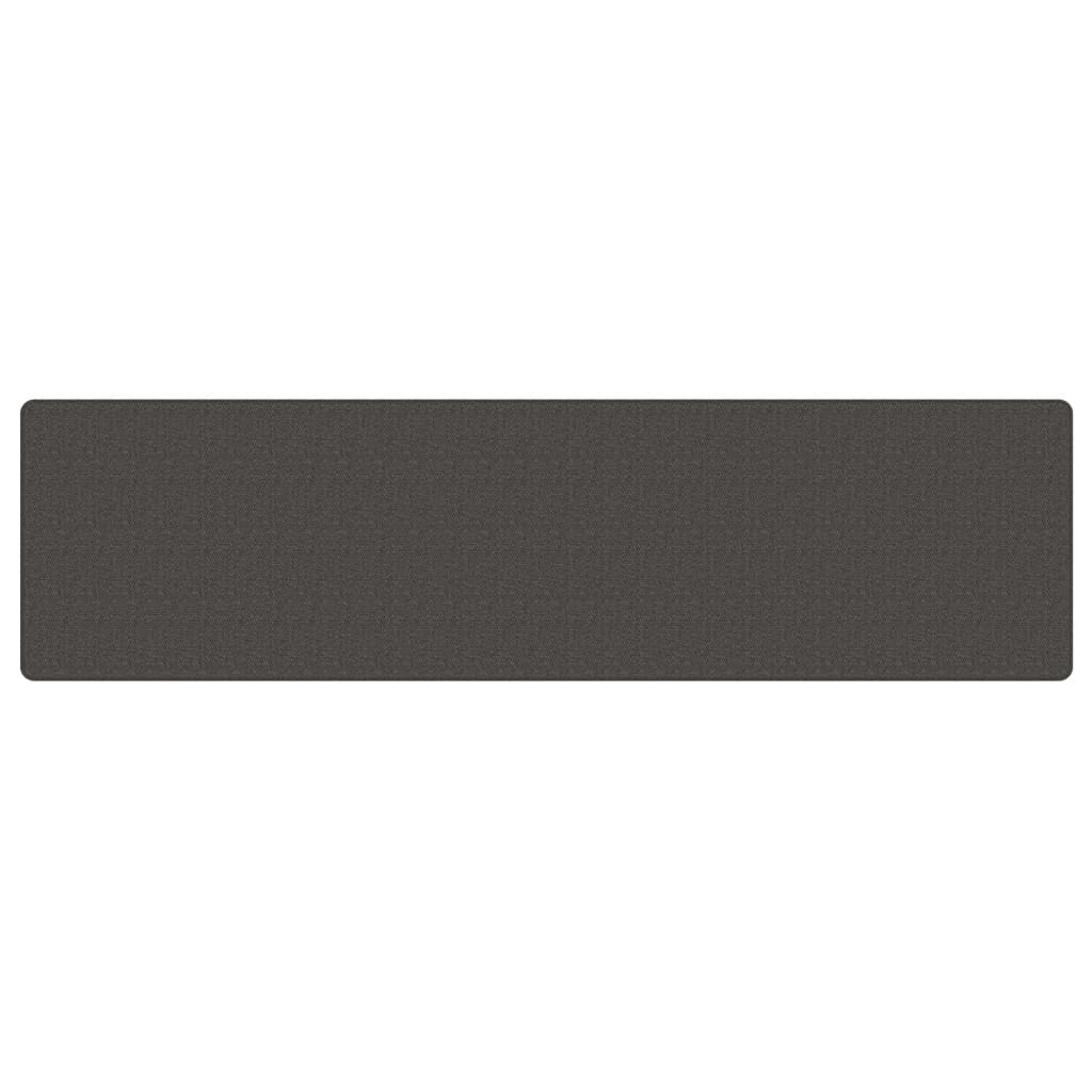 vidaXL Covor traversă aspect sisal, antracit, 80x300 cm vidaXL Covor traversă aspect sisal, antracit, 80x300 cm