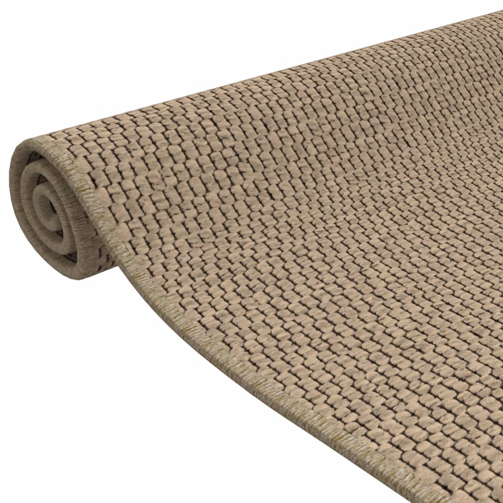 vidaXL Covor traversă aspect sisal, nisipiu, 50x100 cm