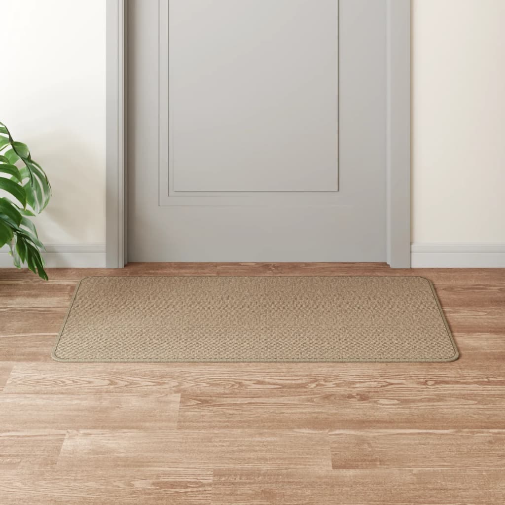 vidaXL Covor traversă aspect sisal, nisipiu, 50x100 cm