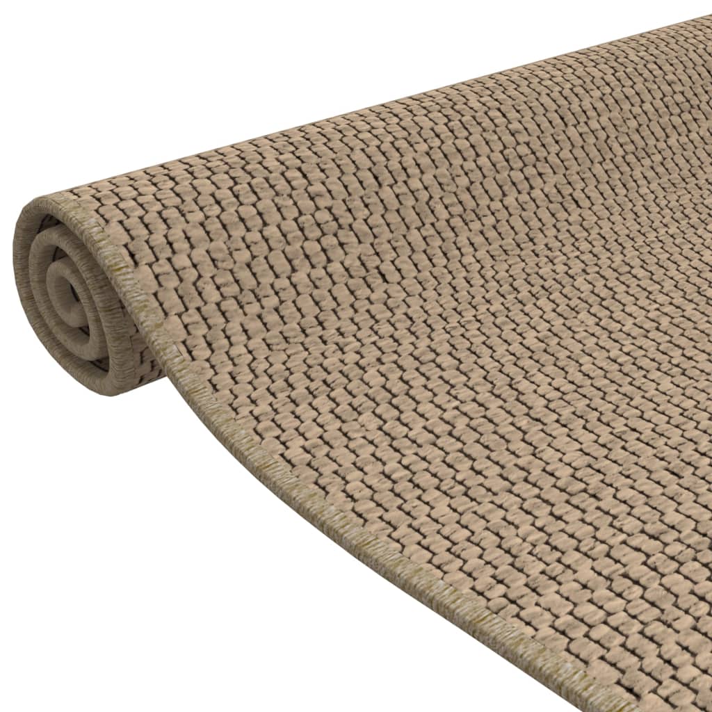 vidaXL Covor traversă aspect sisal, nisipiu, 80x150 cm vidaXL Covor traversă aspect sisal, nisipiu, 80x150 cm