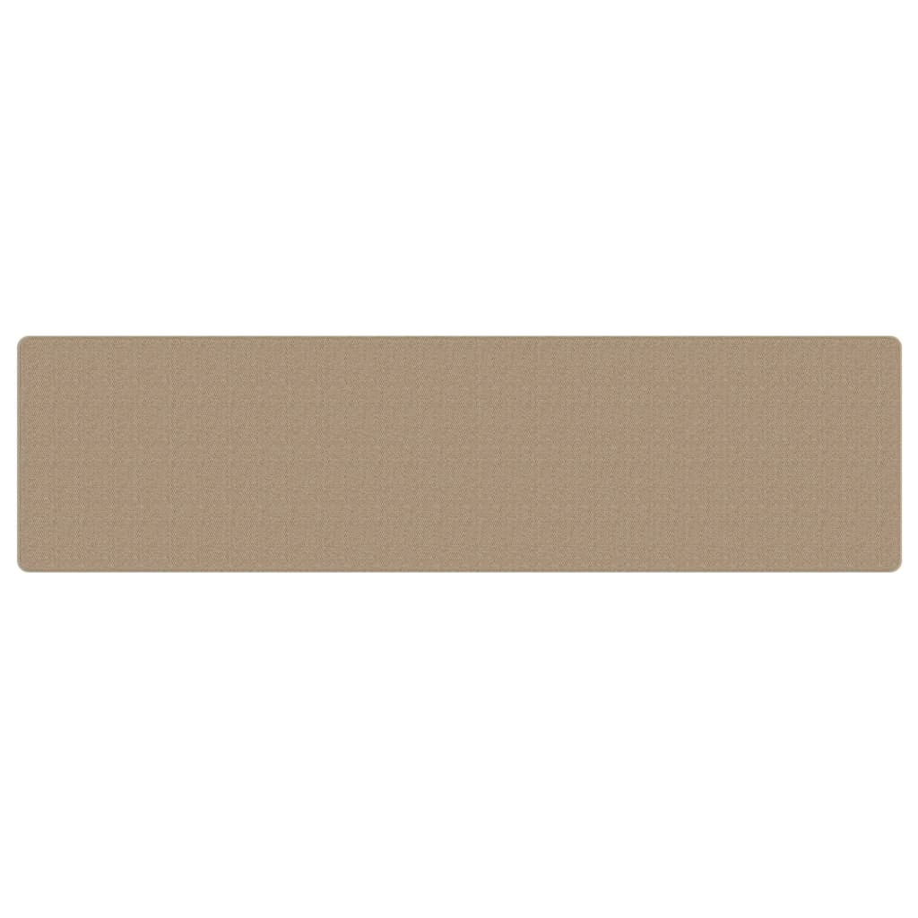vidaXL Covor traversă aspect sisal, nisipiu, 80x300 cm vidaXL Covor traversă aspect sisal, nisipiu, 80x300 cm