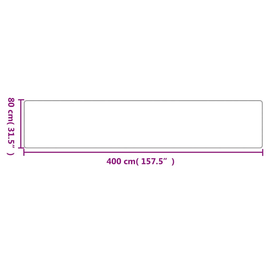 vidaXL Covor traversă aspect sisal, nisipiu, 80x400 cm vidaXL Covor traversă aspect sisal, nisipiu, 80x400 cm