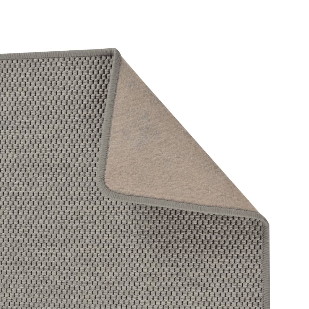 vidaXL Covor traversă cu aspect sisal, argintiu, 80x150 cm vidaXL Covor traversă cu aspect sisal, argintiu, 80x150 cm