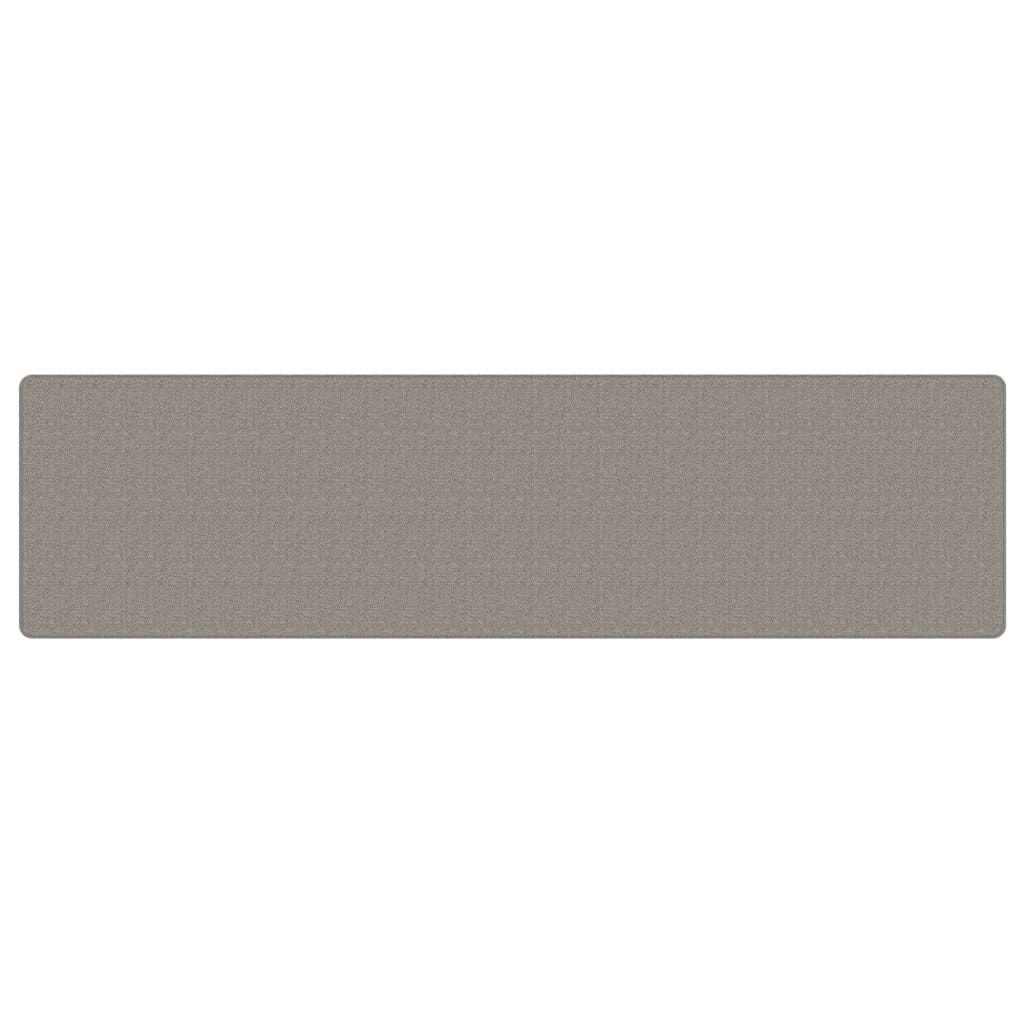vidaXL Covor traversă cu aspect sisal, argintiu, 80x300 cm vidaXL Covor traversă cu aspect sisal, argintiu, 80x300 cm