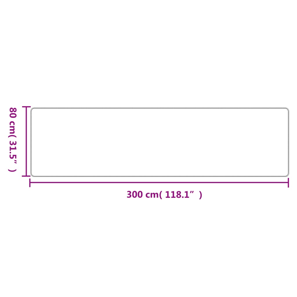 vidaXL Covor traversă cu aspect sisal, argintiu, 80x300 cm vidaXL Covor traversă cu aspect sisal, argintiu, 80x300 cm