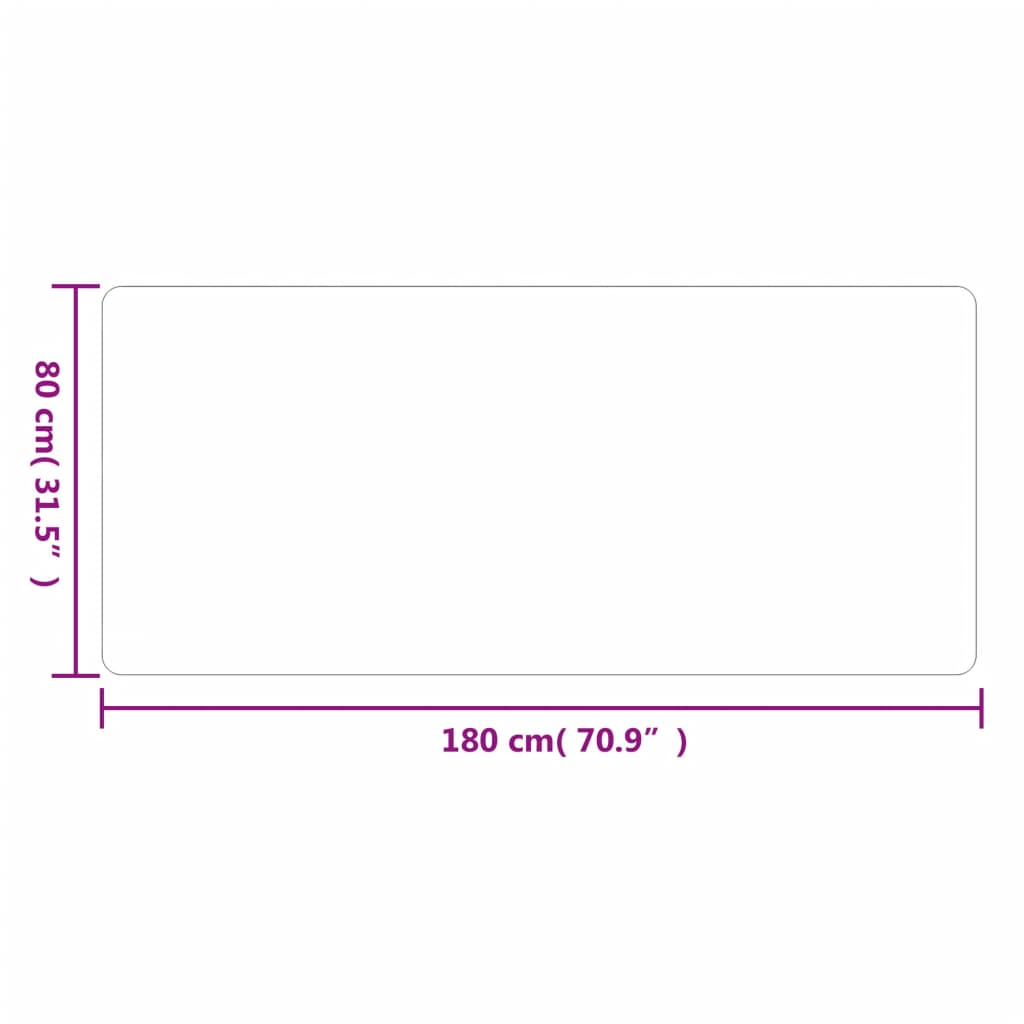 vidaXL Covor traversă, gri, 80x180 cm vidaXL Covor traversă, gri, 80x180 cm