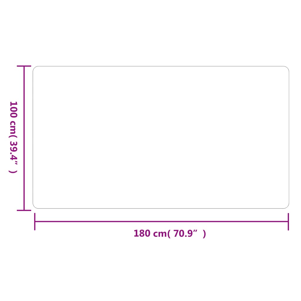 vidaXL Covor traversă, gri, 100x180 cm vidaXL Covor traversă, gri, 100x180 cm