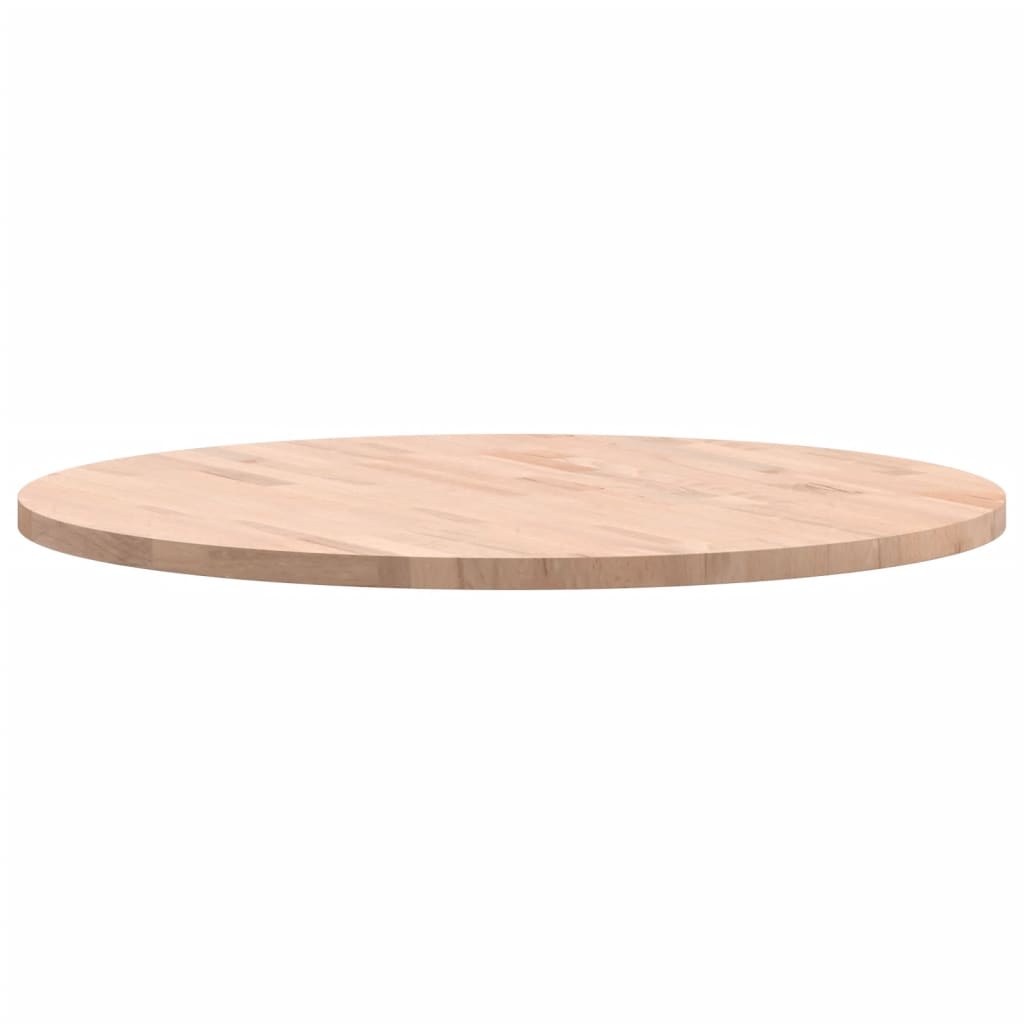 vidaXL Blat de masă rotund, Ø80x2,5 cm, lemn masiv de fag vidaXL Blat de masă rotund, Ø80x2,5 cm, lemn masiv de fag