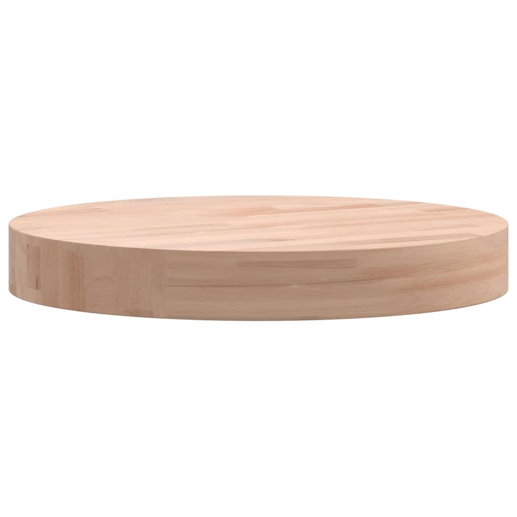 vidaXL Blat de masă rotund, Ø30x4 cm, lemn masiv de fag vidaXL Blat de masă rotund, Ø30x4 cm, lemn masiv de fag