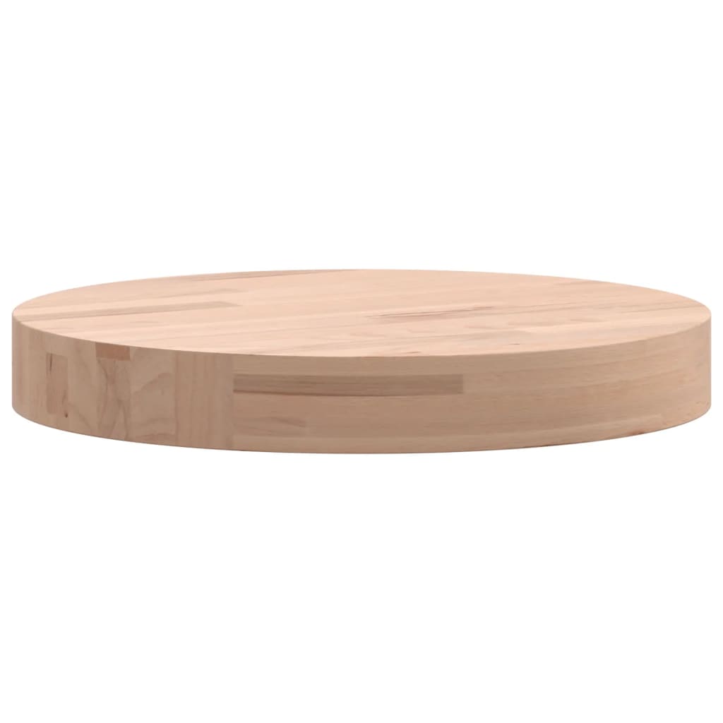 vidaXL Blat de masă rotund, Ø30x4 cm, lemn masiv de fag vidaXL Blat de masă rotund, Ø30x4 cm, lemn masiv de fag