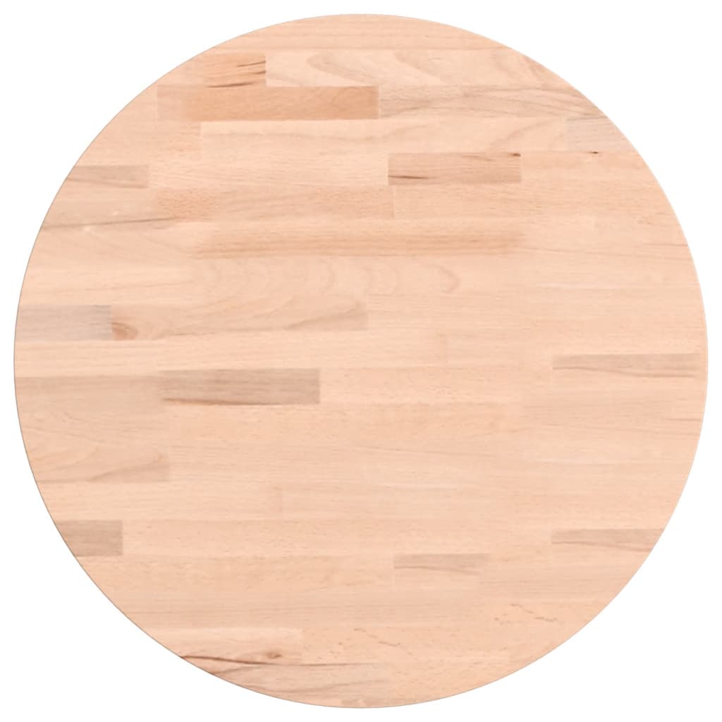vidaXL Blat de masă rotund, Ø40x4 cm, lemn masiv de fag vidaXL Blat de masă rotund, Ø40x4 cm, lemn masiv de fag