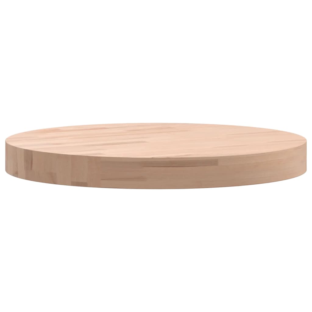 vidaXL Blat de masă rotund, Ø40x4 cm, lemn masiv de fag vidaXL Blat de masă rotund, Ø40x4 cm, lemn masiv de fag