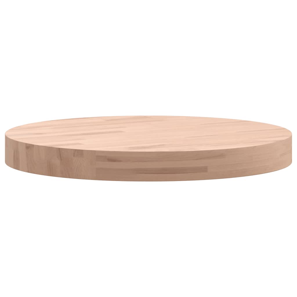 vidaXL Blat de masă rotund, Ø40x4 cm, lemn masiv de fag vidaXL Blat de masă rotund, Ø40x4 cm, lemn masiv de fag