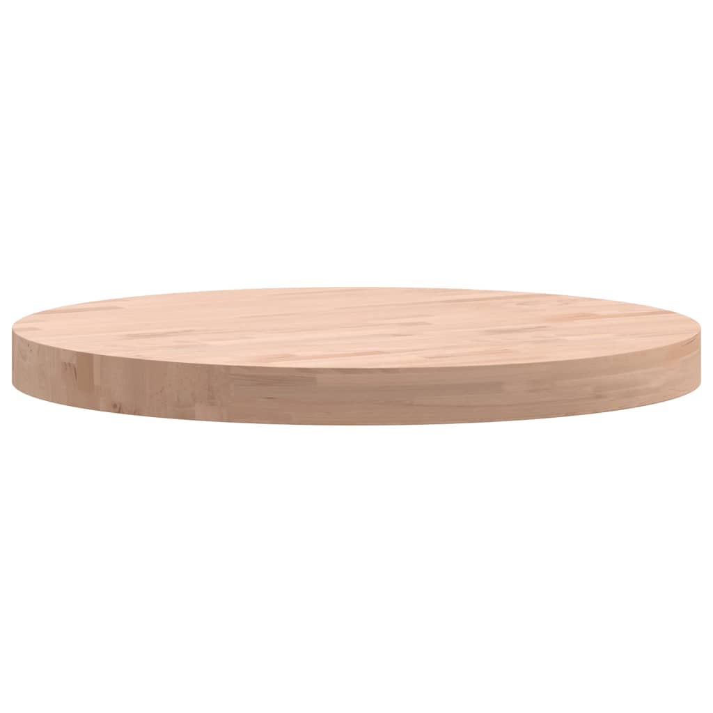 vidaXL Blat de masă rotund, Ø50x4 cm, lemn masiv de fag vidaXL Blat de masă rotund, Ø50x4 cm, lemn masiv de fag