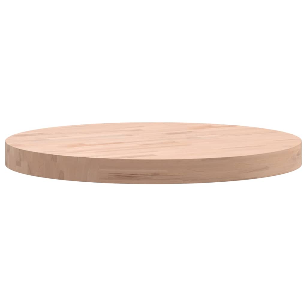 vidaXL Blat de masă rotund, Ø50x4 cm, lemn masiv de fag vidaXL Blat de masă rotund, Ø50x4 cm, lemn masiv de fag