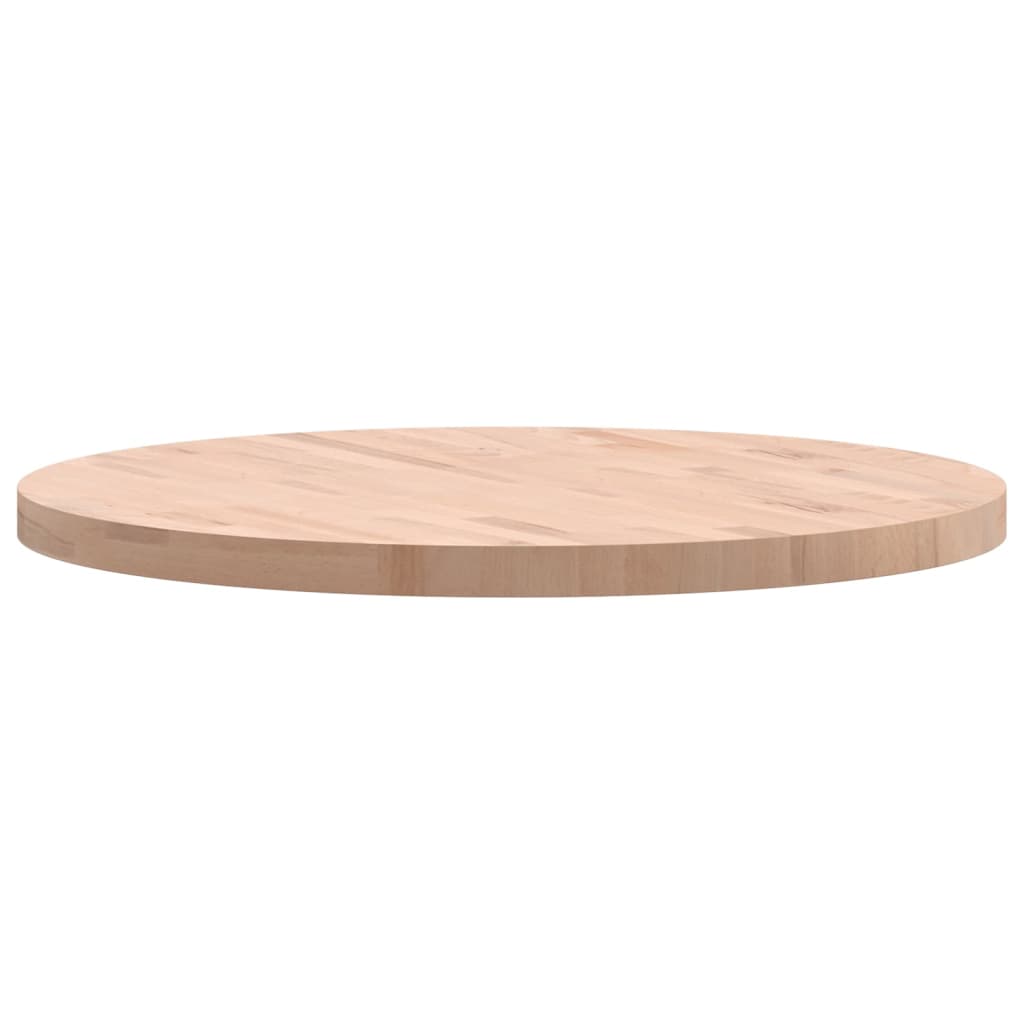 vidaXL Blat de masă rotund, Ø80x4 cm, lemn masiv de fag vidaXL Blat de masă rotund, Ø80x4 cm, lemn masiv de fag