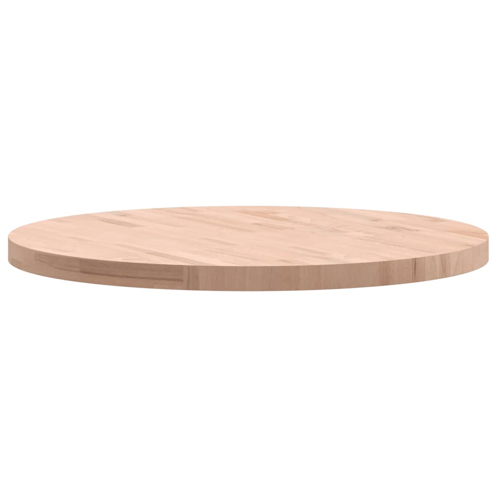 vidaXL Blat de masă rotund, Ø80x4 cm, lemn masiv de fag vidaXL Blat de masă rotund, Ø80x4 cm, lemn masiv de fag