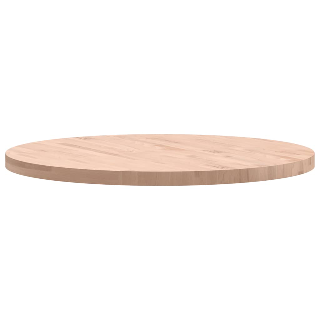 vidaXL Blat de masă rotund, Ø90x4 cm, lemn masiv de fag vidaXL Blat de masă rotund, Ø90x4 cm, lemn masiv de fag