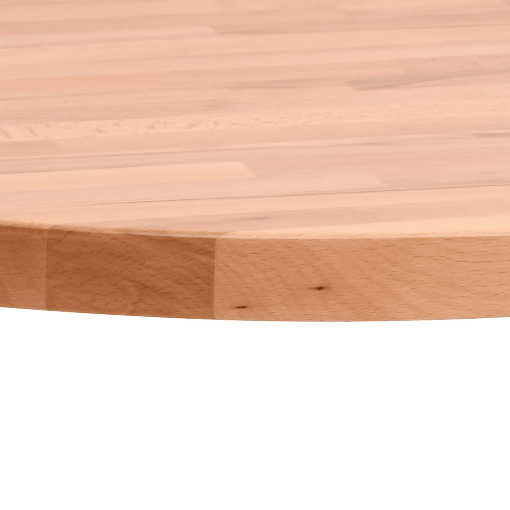 vidaXL Blat de masă rotund, Ø60x1,5 cm, lemn masiv de fag vidaXL Blat de masă rotund, Ø60x1,5 cm, lemn masiv de fag
