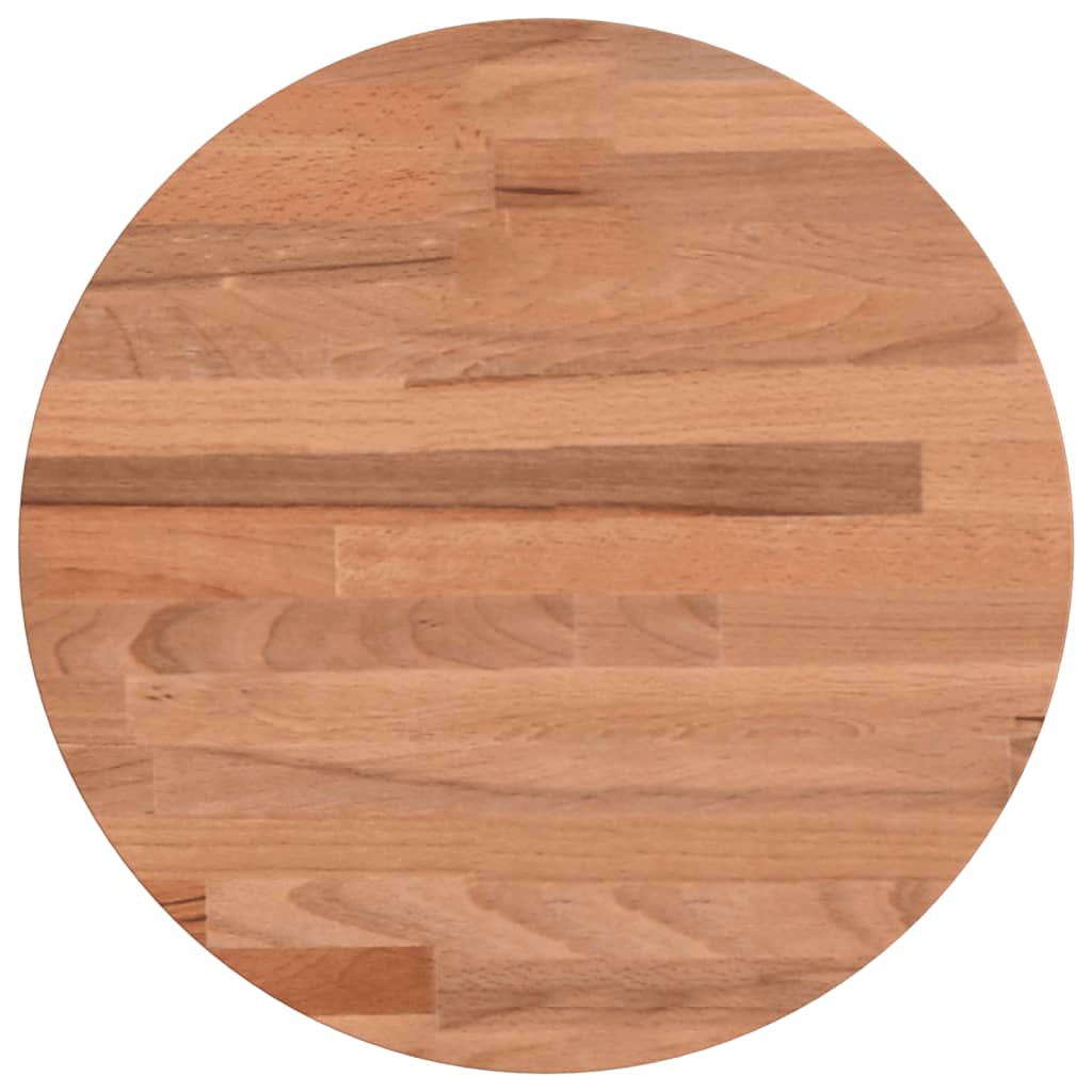 vidaXL Blat de masă rotund, Ø30x2,5 cm, lemn masiv de fag vidaXL Blat de masă rotund, Ø30x2,5 cm, lemn masiv de fag