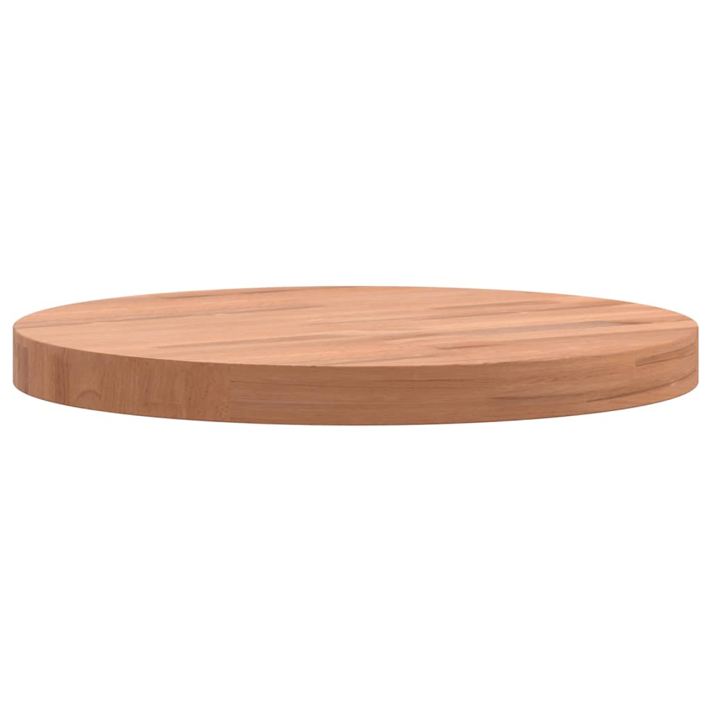 vidaXL Blat de masă rotund, Ø30x2,5 cm, lemn masiv de fag vidaXL Blat de masă rotund, Ø30x2,5 cm, lemn masiv de fag