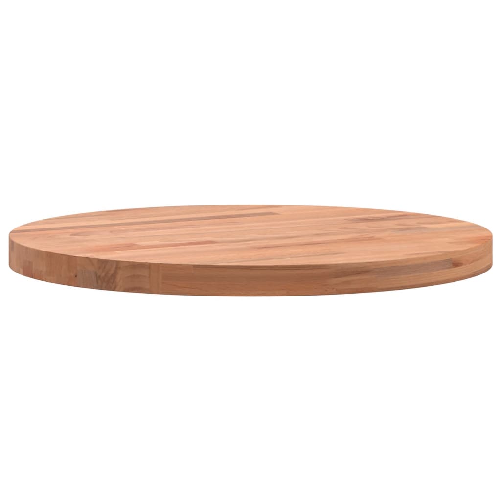 vidaXL Blat de masă rotund, Ø40x2,5 cm, lemn masiv de fag vidaXL Blat de masă rotund, Ø40x2,5 cm, lemn masiv de fag