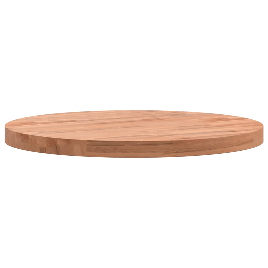 vidaXL Blat de masă rotund, Ø40x2,5 cm, lemn masiv de fag vidaXL Blat de masă rotund, Ø40x2,5 cm, lemn masiv de fag