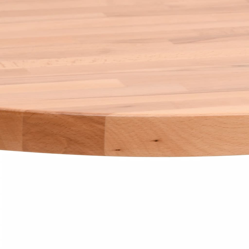 vidaXL Blat de masă rotund, Ø50x2,5 cm, lemn masiv de fag vidaXL Blat de masă rotund, Ø50x2,5 cm, lemn masiv de fag