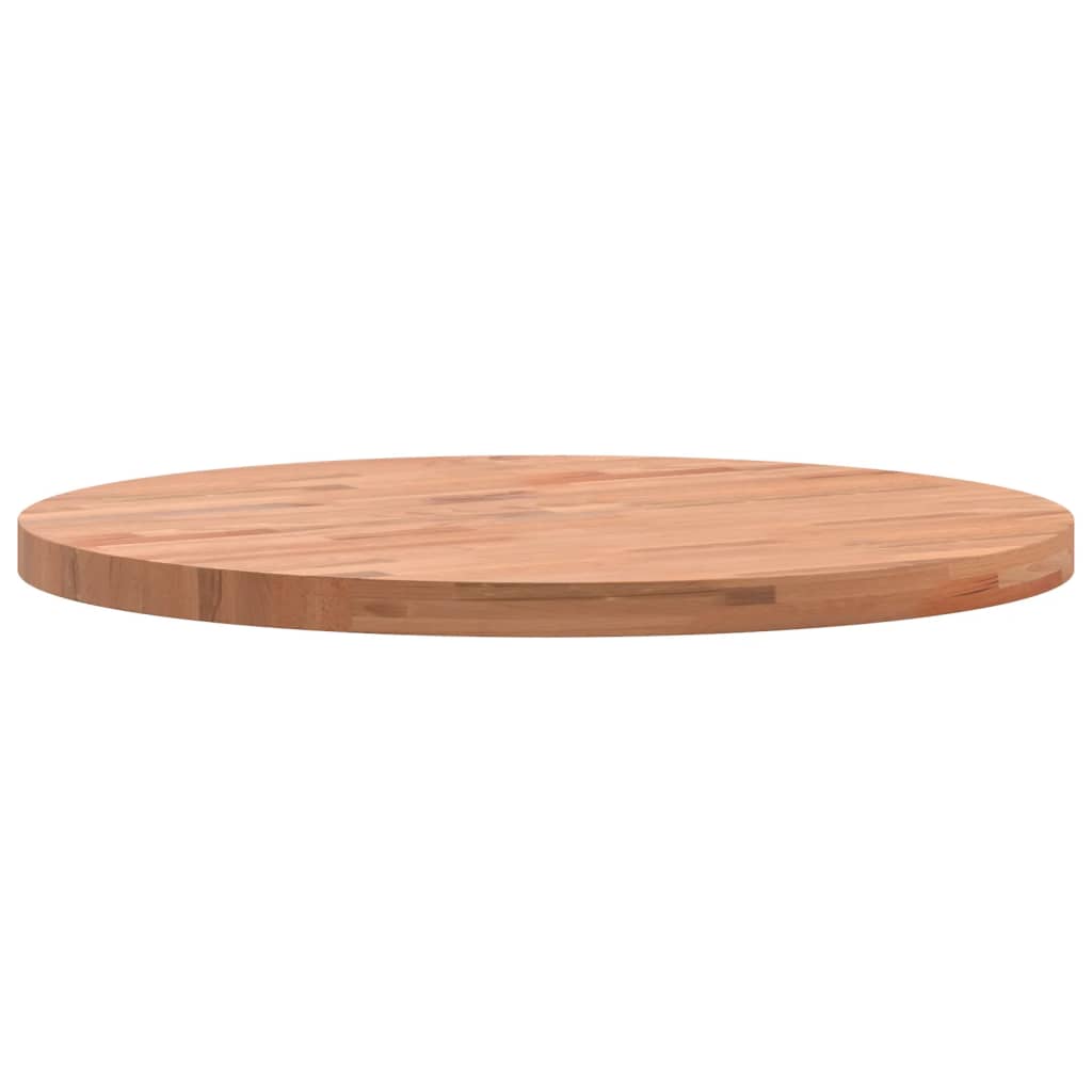 vidaXL Blat de masă rotund, Ø50x2,5 cm, lemn masiv de fag vidaXL Blat de masă rotund, Ø50x2,5 cm, lemn masiv de fag