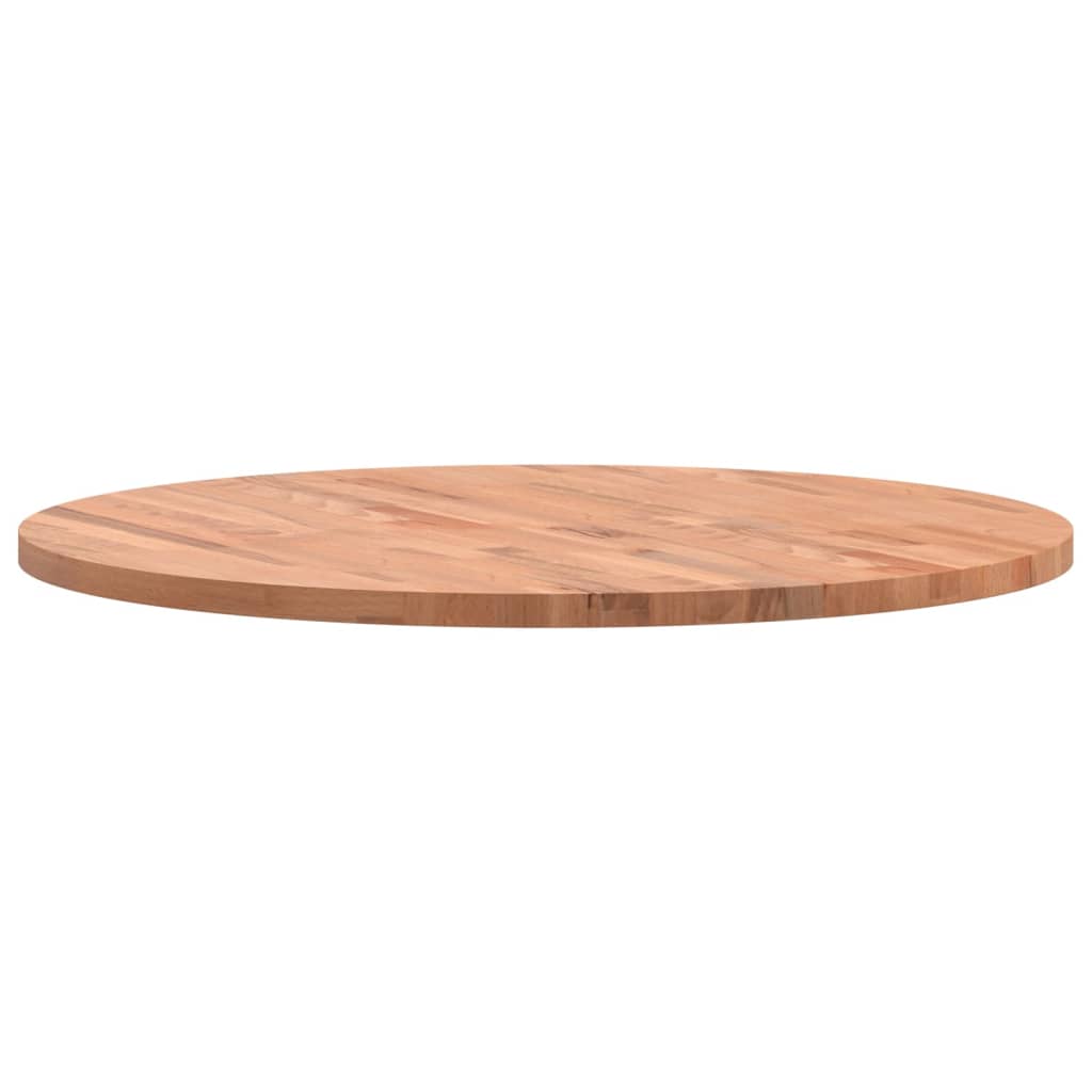 vidaXL Blat de masă rotund, Ø80x2,5 cm, lemn masiv de fag vidaXL Blat de masă rotund, Ø80x2,5 cm, lemn masiv de fag