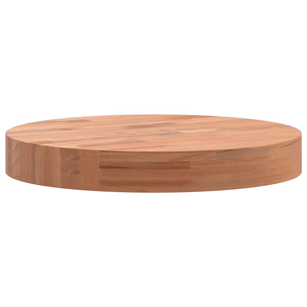 vidaXL Blat de masă rotund, Ø30x4 cm, lemn masiv de fag vidaXL Blat de masă rotund, Ø30x4 cm, lemn masiv de fag