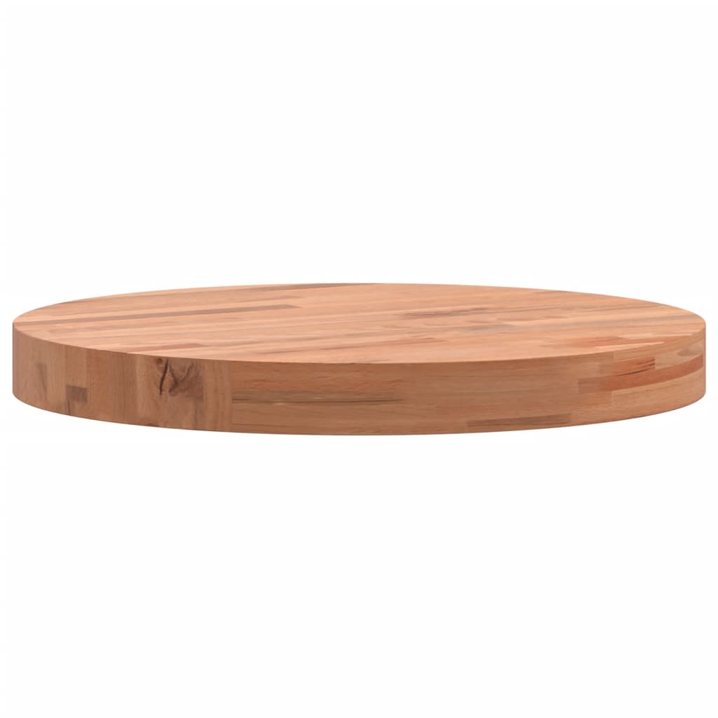 vidaXL Blat de masă rotund, Ø40x4 cm, lemn masiv de fag vidaXL Blat de masă rotund, Ø40x4 cm, lemn masiv de fag