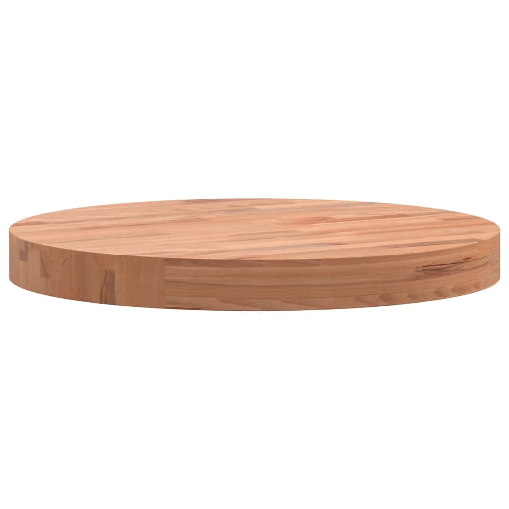vidaXL Blat de masă rotund, Ø40x4 cm, lemn masiv de fag vidaXL Blat de masă rotund, Ø40x4 cm, lemn masiv de fag