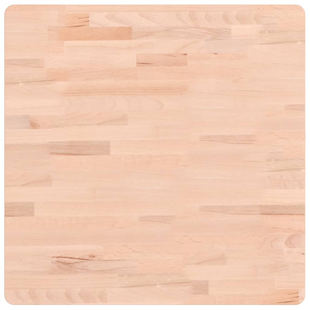 vidaXL Blat de masă pătrat, 60x60x1,5 cm, lemn masiv de fag