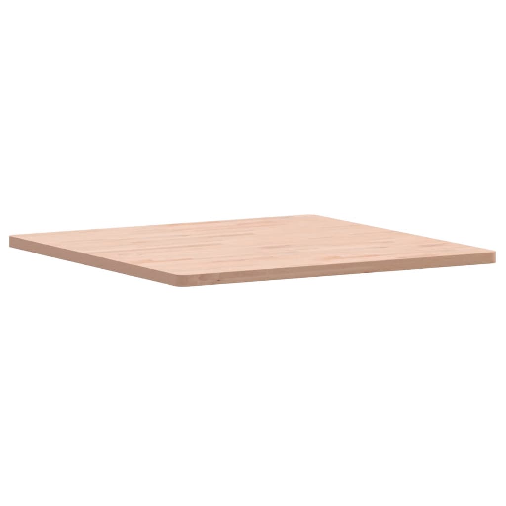 vidaXL Blat de masă pătrat, 80x80x2,5 cm, lemn masiv de fag