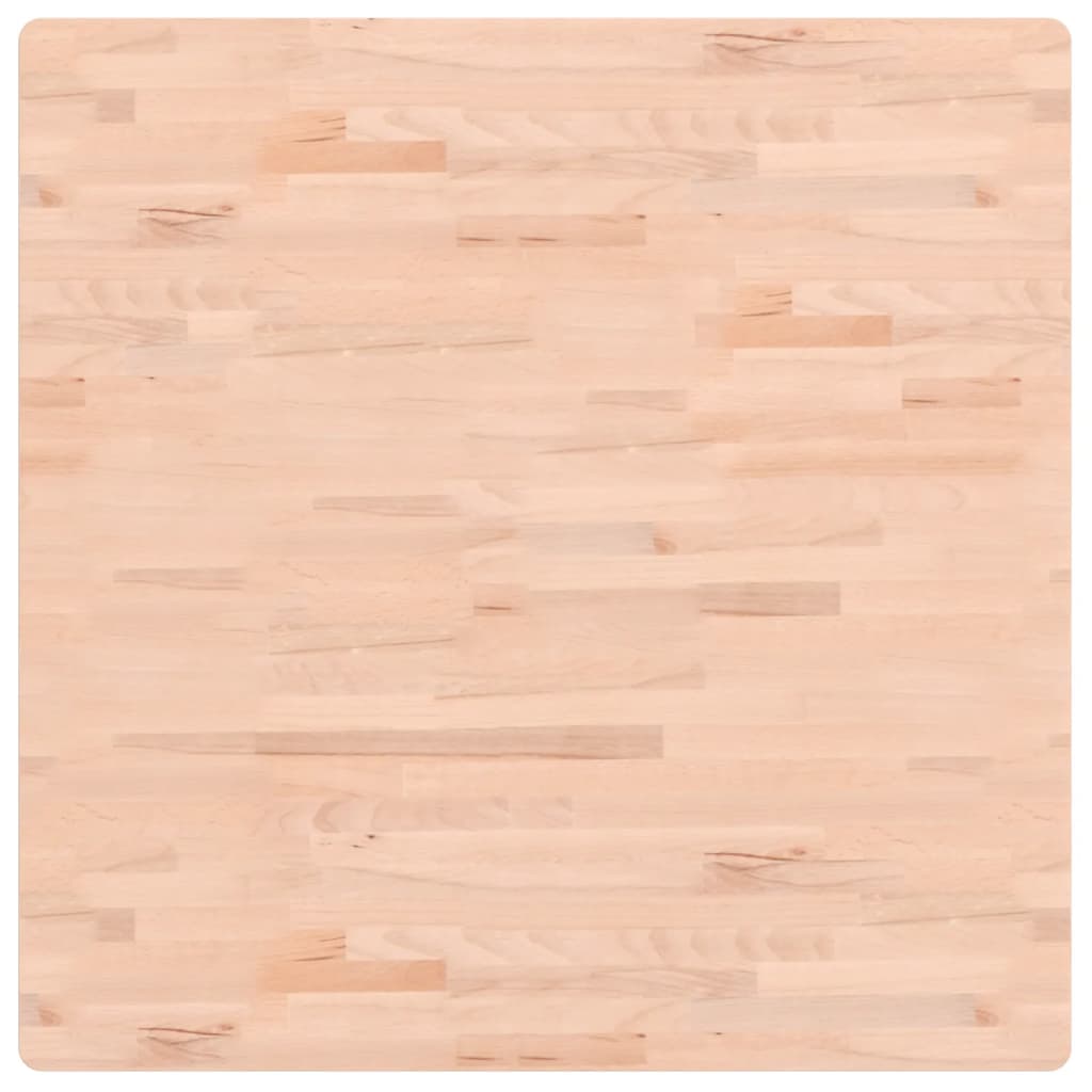 vidaXL Blat de masă pătrat, 90x90x2,5 cm, lemn masiv de fag