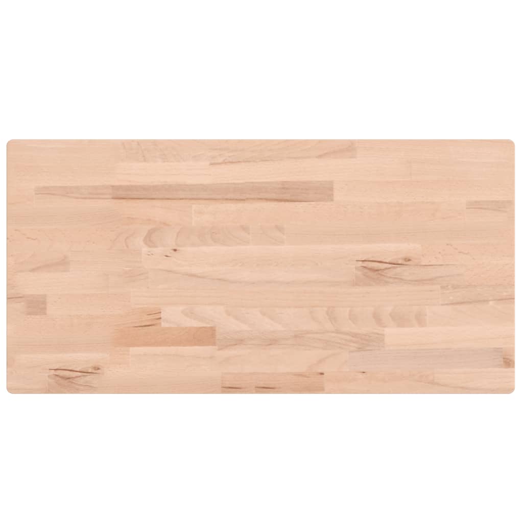 vidaXL Blat de baie, 100x50x1,5 cm, lemn masiv de fag vidaXL Blat de baie, 100x50x1,5 cm, lemn masiv de fag