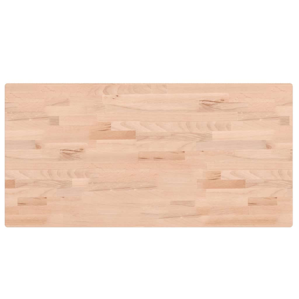 vidaXL Blat de baie, 100x50x2,5 cm, lemn masiv de fag vidaXL Blat de baie, 100x50x2,5 cm, lemn masiv de fag