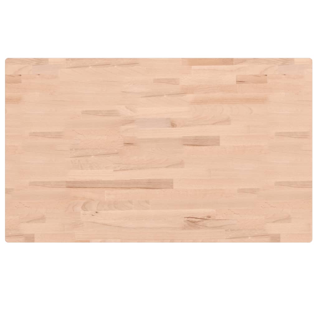 vidaXL Blat de baie, 100x60x4 cm, lemn masiv de fag vidaXL Blat de baie, 100x60x4 cm, lemn masiv de fag