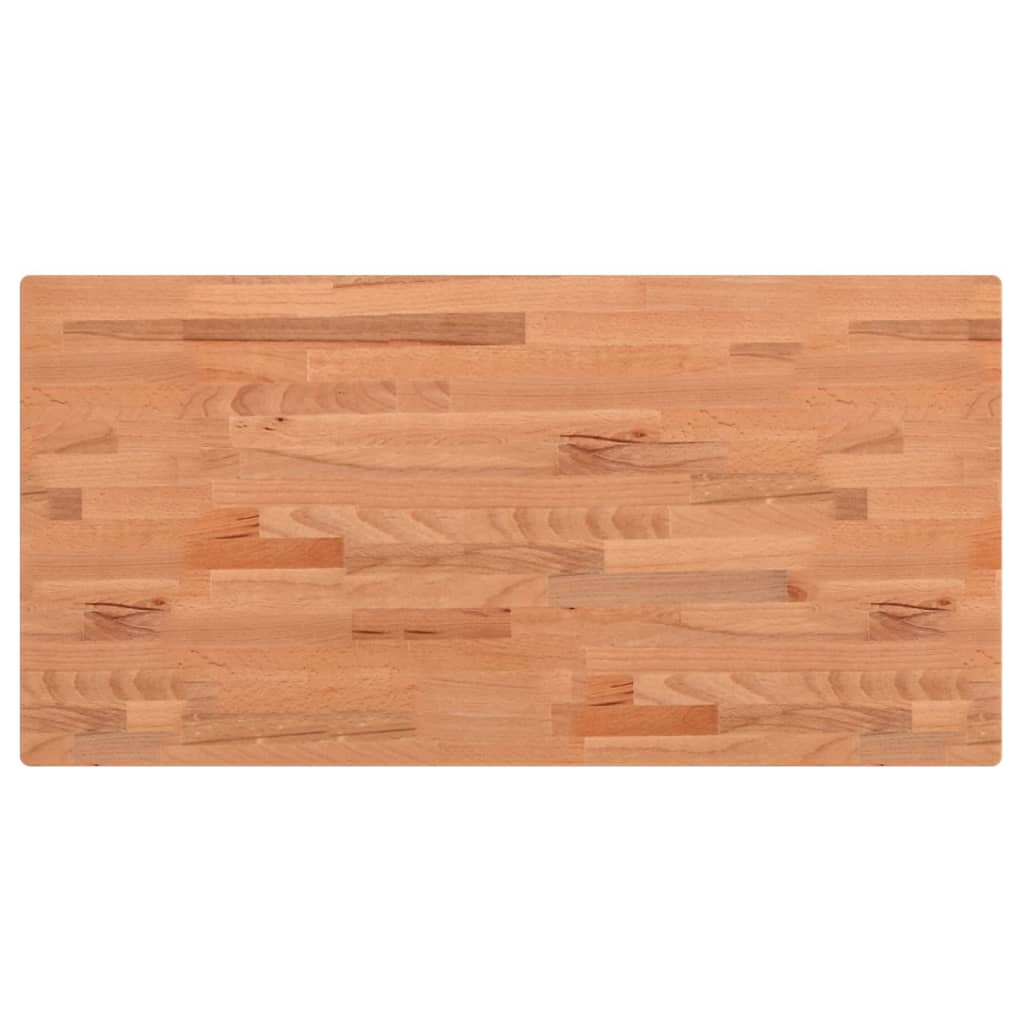 vidaXL Blat de baie, 80x40x1,5 cm, lemn masiv de fag vidaXL Blat de baie, 80x40x1,5 cm, lemn masiv de fag