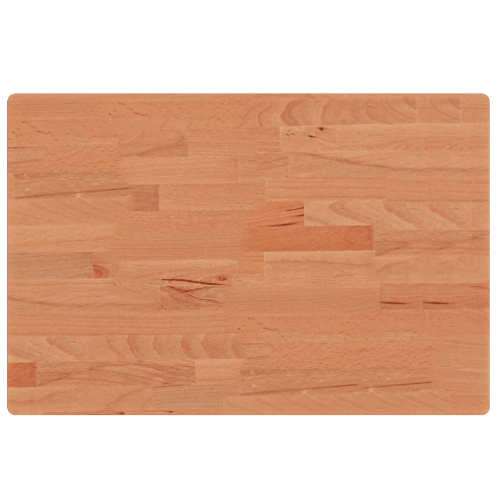 vidaXL Blat de baie, 60x40x2,5 cm, lemn masiv de fag vidaXL Blat de baie, 60x40x2,5 cm, lemn masiv de fag