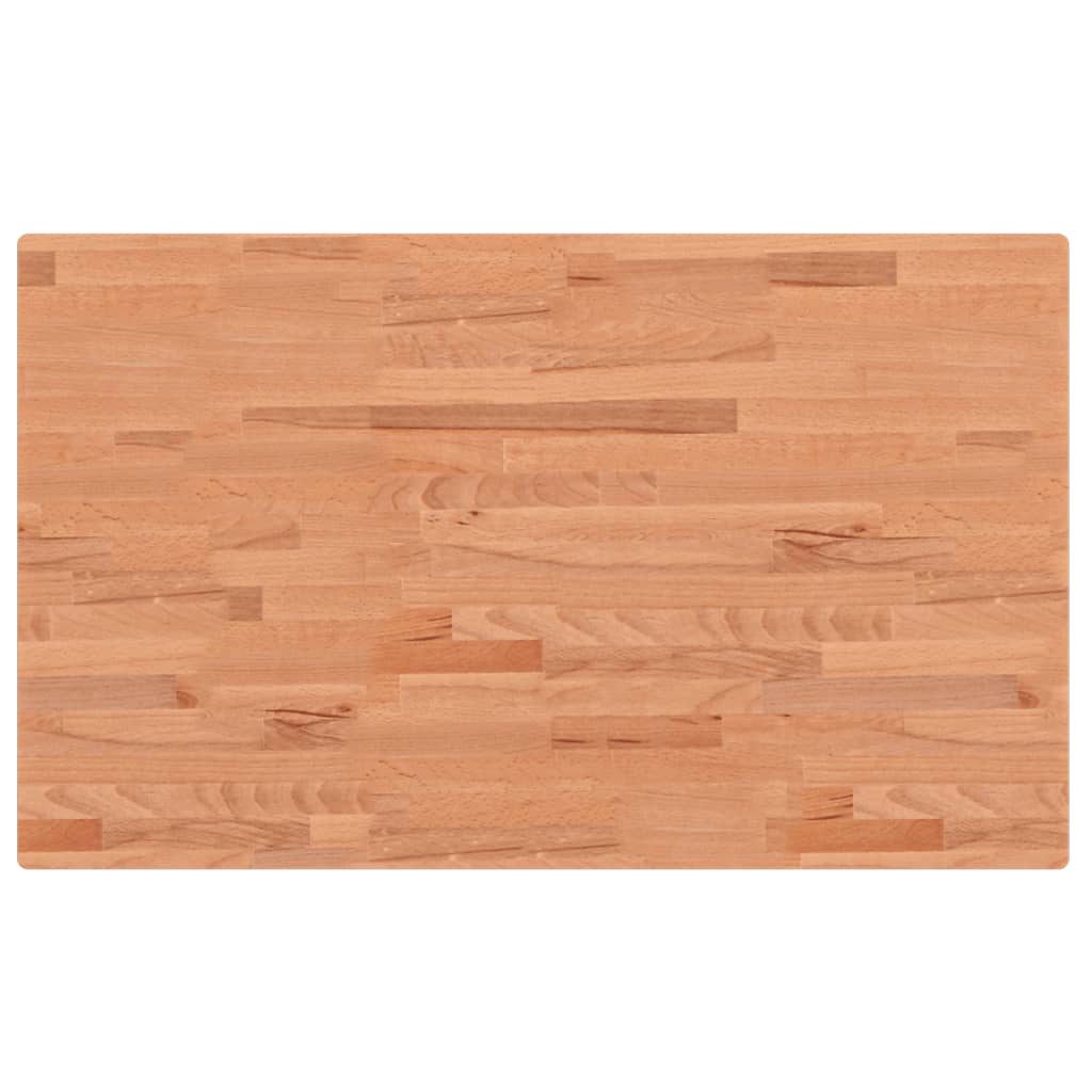 vidaXL Blat de baie, 100x60x2,5 cm, lemn masiv de fag vidaXL Blat de baie, 100x60x2,5 cm, lemn masiv de fag