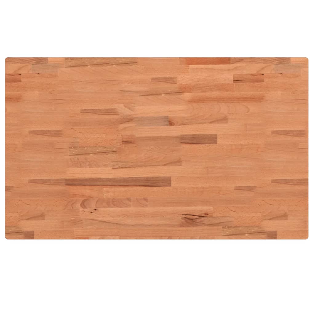 vidaXL Blat de baie, 100x60x4 cm, lemn masiv de fag vidaXL Blat de baie, 100x60x4 cm, lemn masiv de fag