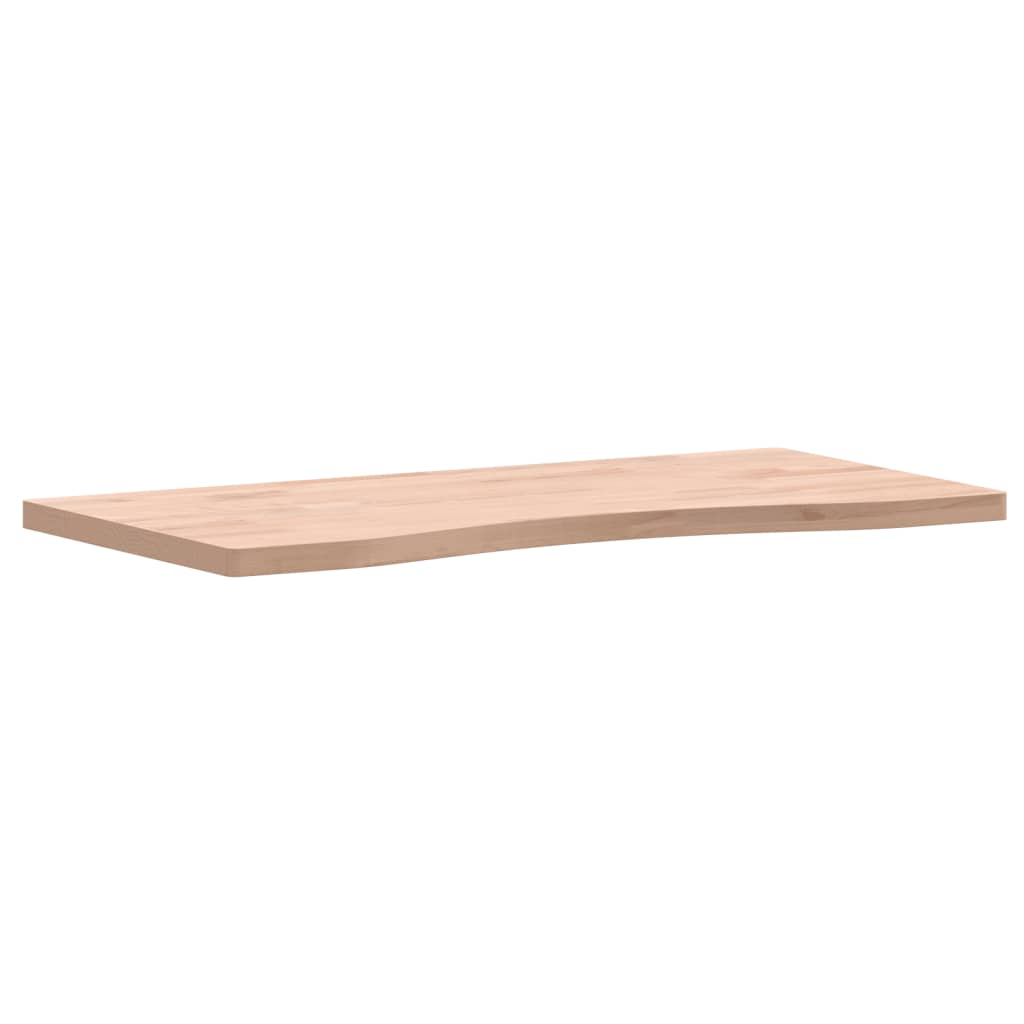 vidaXL Blat de birou, 80x(36-40)x2,5 cm, lemn masiv de fag vidaXL Blat de birou, 80x(36-40)x2,5 cm, lemn masiv de fag