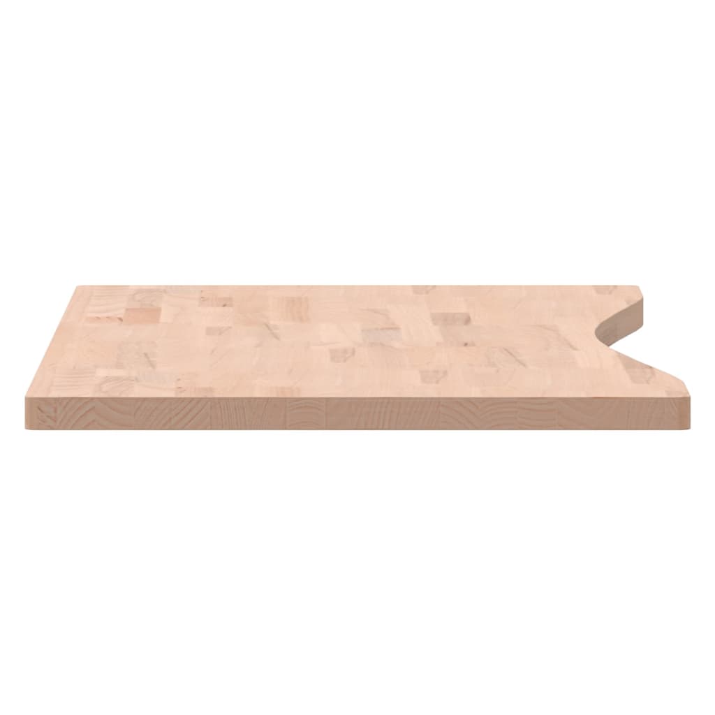 vidaXL Blat de birou, 100x(45-50)x2,5 cm, lemn masiv de fag vidaXL Blat de birou, 100x(45-50)x2,5 cm, lemn masiv de fag