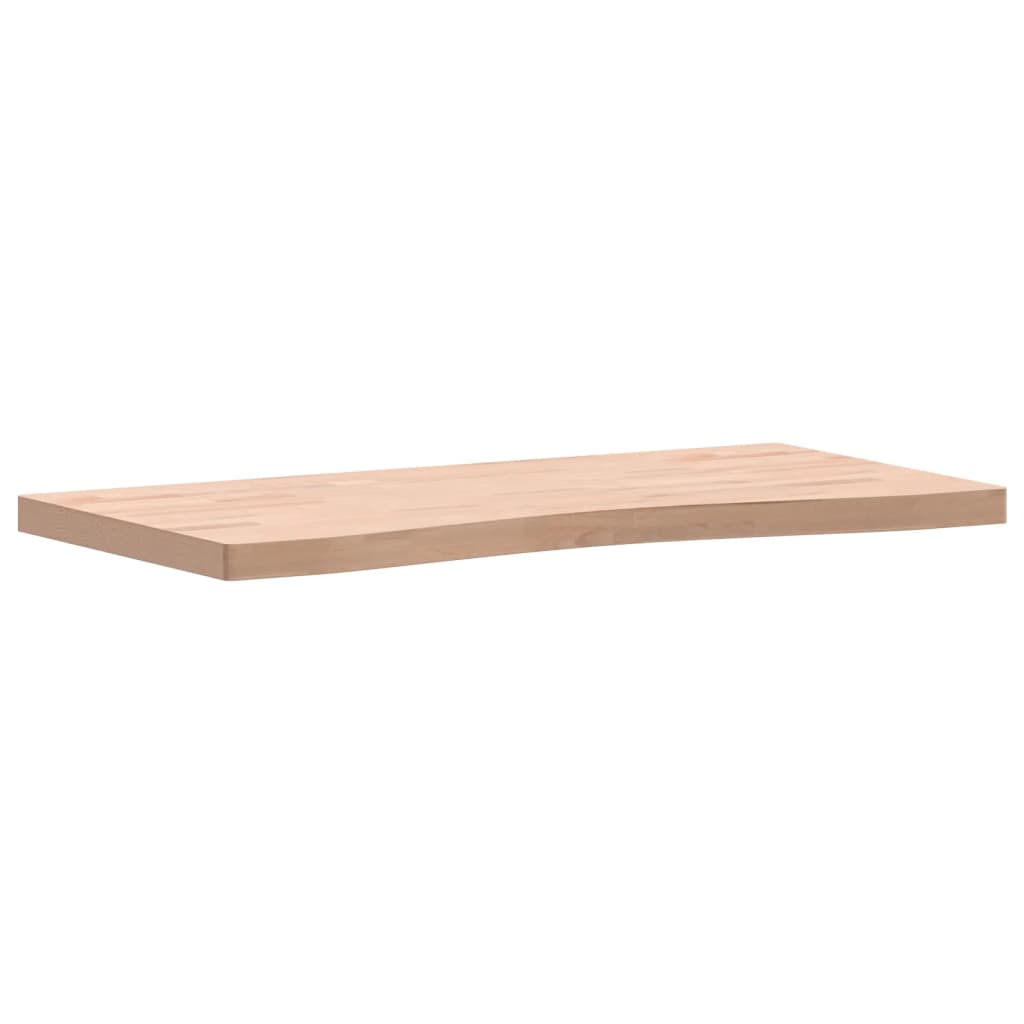 vidaXL Blat de birou, 100x(45-50)x4 cm, lemn masiv de fag vidaXL Blat de birou, 100x(45-50)x4 cm, lemn masiv de fag