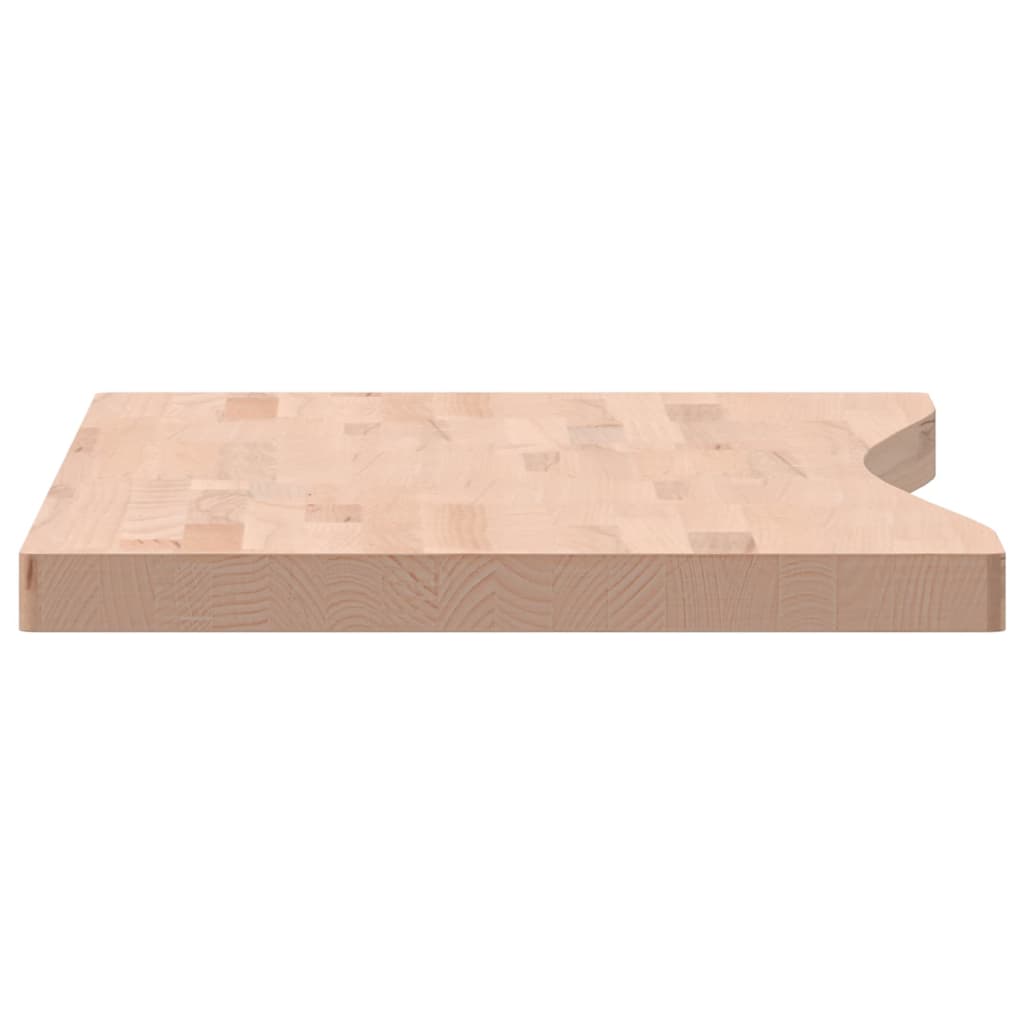 vidaXL Blat de birou, 100x(45-50)x4 cm, lemn masiv de fag vidaXL Blat de birou, 100x(45-50)x4 cm, lemn masiv de fag