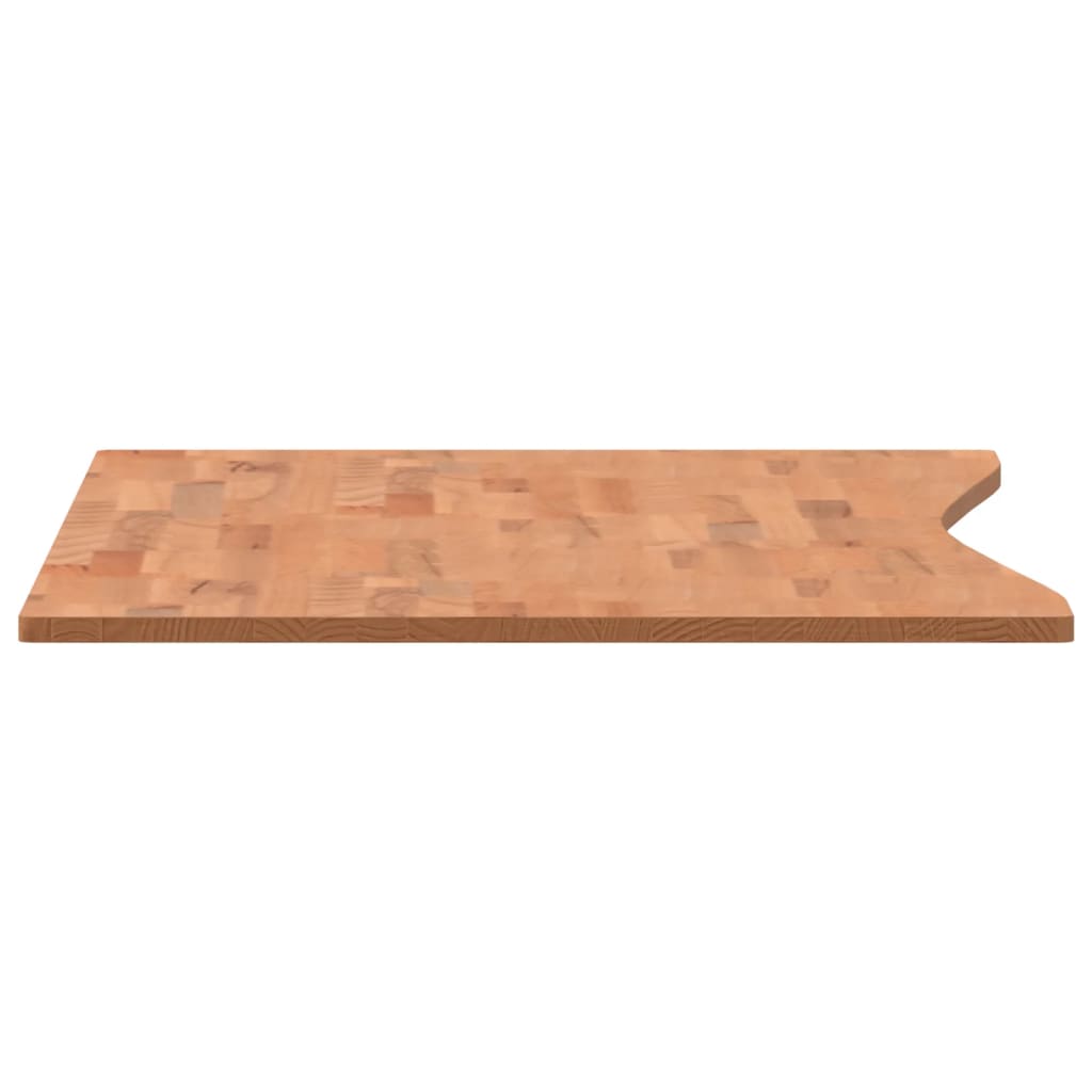 vidaXL Blat de birou, 110x(55-60)x1,5 cm, lemn masiv de fag vidaXL Blat de birou, 110x(55-60)x1,5 cm, lemn masiv de fag