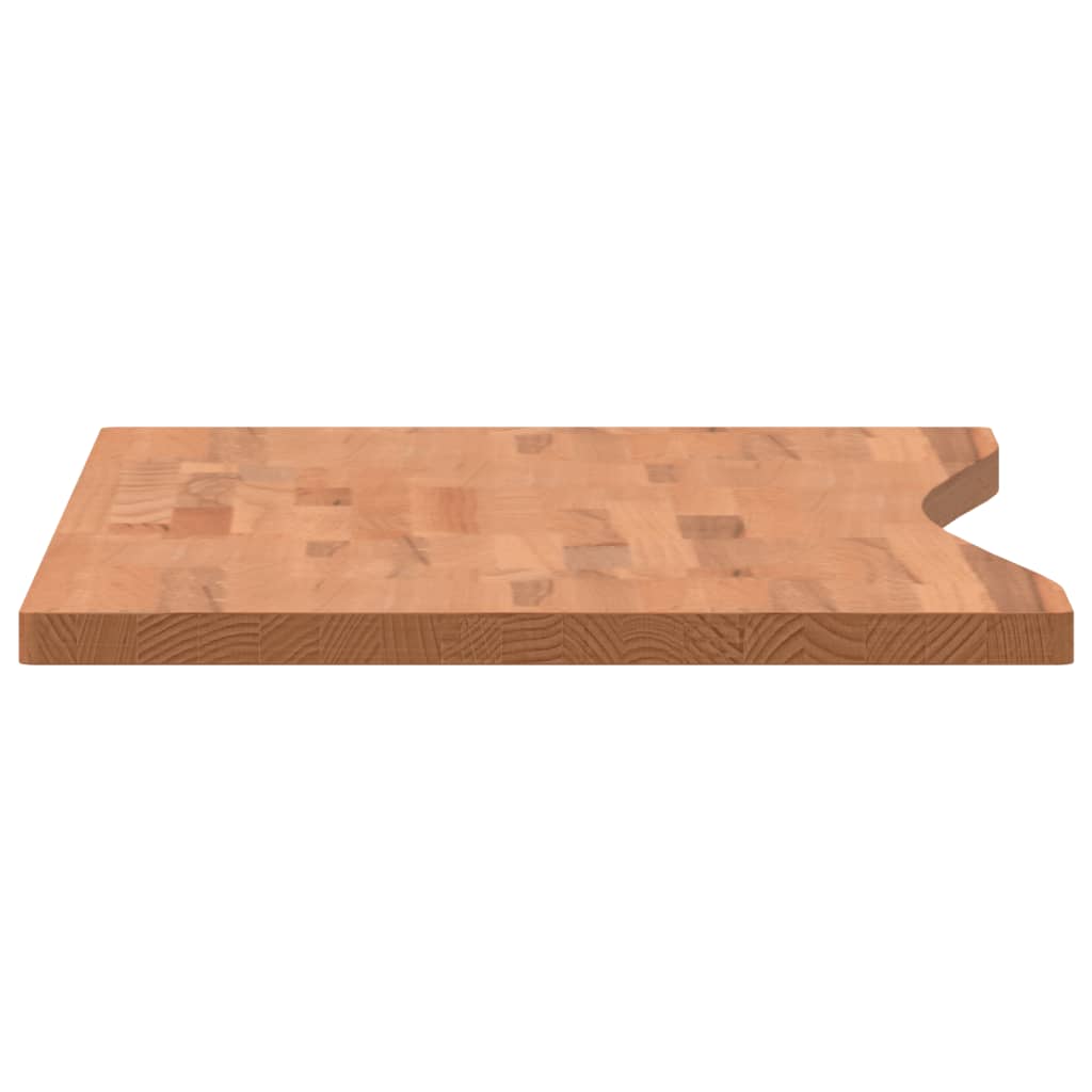 vidaXL Blat de birou, 100x(45-50)x2,5 cm, lemn masiv de fag vidaXL Blat de birou, 100x(45-50)x2,5 cm, lemn masiv de fag