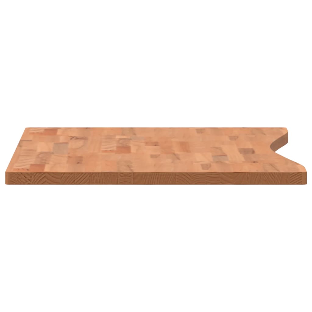 vidaXL Blat de birou, 100x(55-60)x2,5 cm, lemn masiv de fag vidaXL Blat de birou, 100x(55-60)x2,5 cm, lemn masiv de fag